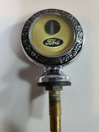 Vtg Antique Ford Boyce Moto Meter Nos Radiator Cap Thermometer Model A T Hot Rod