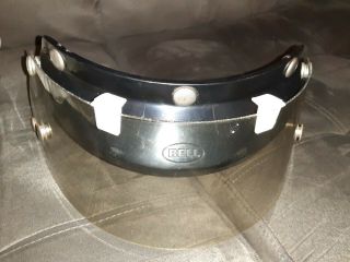 Vintage Bell Star 120 1970 Snell Racing Helmet 540 Black Visor,  Shield