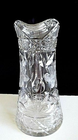Antique American Brilliant Cut Crystal Glass Handle 11 