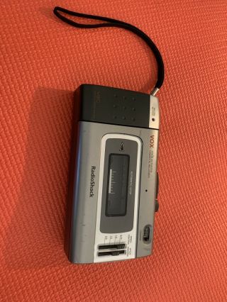 Vintage Radio Shack Voice Activated Cassette Tape Recorder Ctr - 118