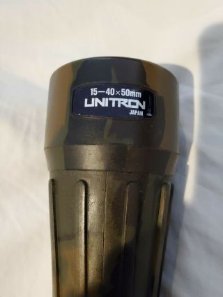 Linitron Spotting Scope 15 - 30x50mm Vintage Well All Rubber Ex.  Housing.
