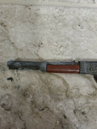 VINTAGE 1950s or 60 ' s MARX Miniature Western Saddle Rifle Cap Gun 2