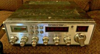 Vintage Cobra 148f - Gtl Cb Ssb Citizen Band Radio With Mic - -,
