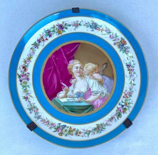 Sevres Antique Splendid Plate Sapho L 