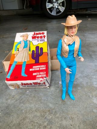 Vintage Jane West Cowgirl By Marx