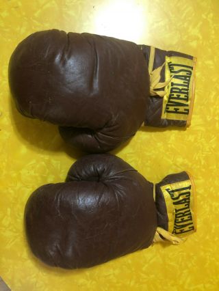 Vintage Everlast 16oz Boxing Gloves