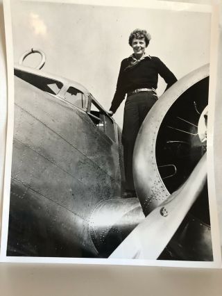 Amelia Earhart Photo By Albert L Bresnik 1937