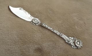Daisy By Paye And Baker 6 3/4 " Long All Sterling Master Butter Knife " Oct.  25 "