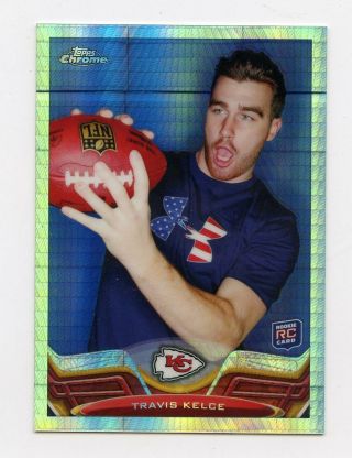 Travis Kelce 2013 Topps Chrome 118 Rookie Prism Refractor /260 Rare Kcc