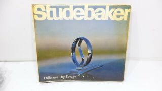 Vintage 1964 Studebaker Dealer Sales Binder Display Data Book Advertisement Lark