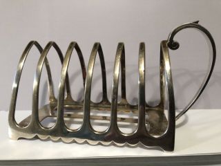 Quality Antique George V Sterling Silver Toast Rack Sheffield 1912 164g 5.  8ozs