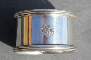 White Star Dominion Line 1922 1st Class Silver Plate Ocean Liner Napkin Ring