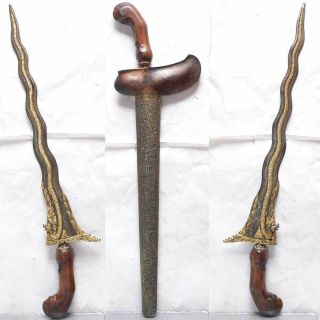 11 Lok Dragon Kris Keris Naga Blade Magic Snake Sword Java Indonesia Tribal Art