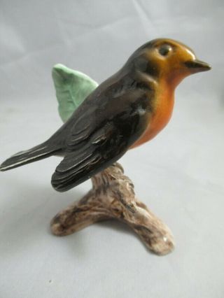 Vintage Goebel China Bird Figurine - Robin - Cv01 1962