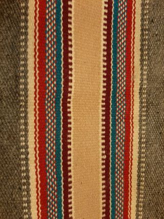 Vintage Native American Wool Blend Table Runner Rug 3