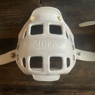 Jofa hockey helmet mouthguard white vintage classic BMX 3