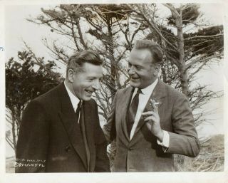 Curt Jurgens (me And The Colonel) Danny Kaye 8x10 " Vintage Photo 1958