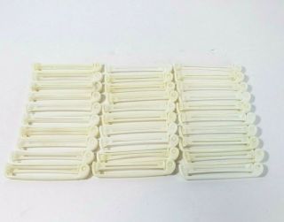 30 Vintage Toni Swing Arm Perm Rods In White