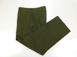 Vintage Usmc Us Marine Tropical Alpha Green 2241 Pants Trousers 36 Regular