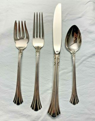 4 Piece Place Settings,  Reed & Barton Sterling Silver Eighteenth/18th Century Pc