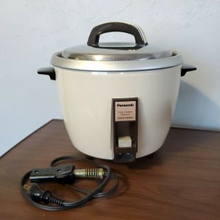 Vintage Panasonic Rice Cooker Food Steamer10 Cup Rice - O - Mat Sr - 110egh