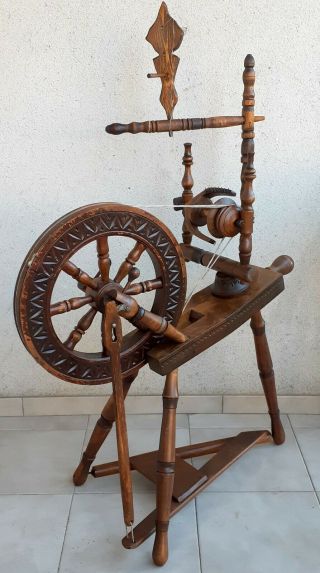 Antique Unique Spinning Wheels