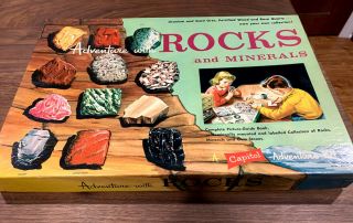 Vintage Adventure With Rocks & Minerals Kit - - 1957 Capitol Publishing