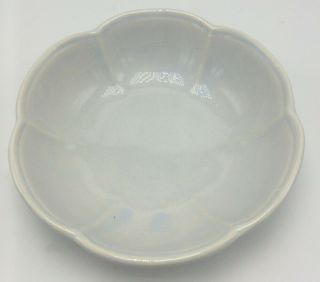 Vintage Mccoy Pottery Shallow Bowl In White