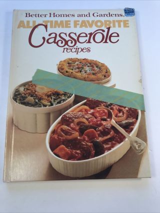 Better Homes & Gardens Cookbook Casserole Recipe Vtg Hot Dish One Pork Chop Bake