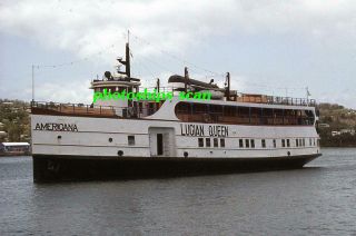 1 Slide Of Mid - Caribbean Co Ferry Americana (ex - Fisher 
