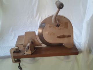 Antique Alexanderwerk Bread Slicer Cutter Cast - Iron Machine Unrestored