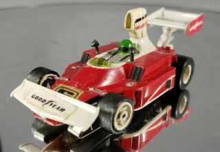 Vintage Aurora G Plus Slot Car 1734 Ferrari F1 Fast &