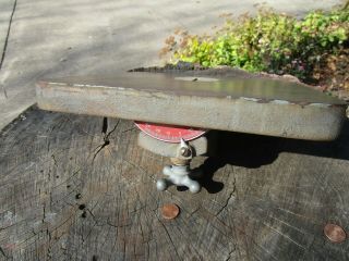 Vintage Rockwell Delta Scroll Saw Tilting Cast Iron Table,  Star Wheel Assy Lock
