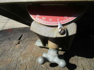 Vintage Rockwell Delta Scroll Saw Tilting Cast Iron Table,  Star Wheel Assy Lock 2