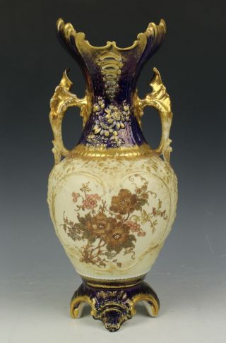 Antique Amphora Turn Teplitz Rstk Vase 154 Worldwide