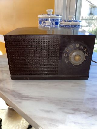 Vintage Rca Victor Tube Radio Model 3 - X - 521