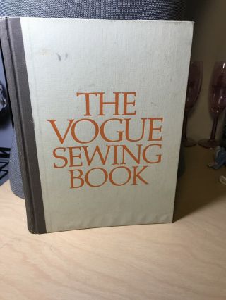 Vintage 1970 The Vogue Sewing Book First Edition Us Ship Only