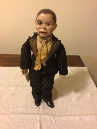 Antique 15 " Effanbee Charlie Mccarthy Ventriloquist Doll