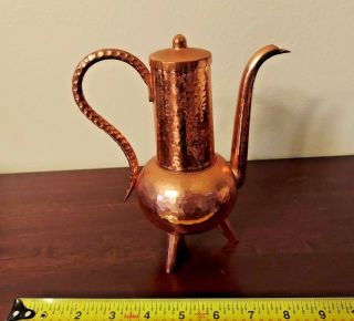 Vintage Brass Copper Watering Can Plant Long Spout Made In Portugal Tea Coffee