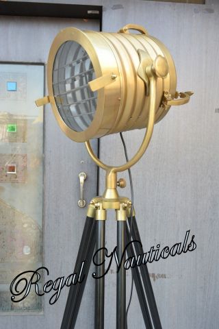 Designer Studio Floor Lamp Tripod Searchlight Nautical Home Decor Spot Light