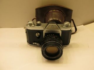 Vintage Pentacon Zi - 35mm Film Camera With Case