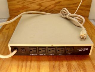 Vintage Belkin Power Controller 5 Switches / Master F5C120 Surge Protector 3