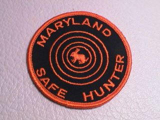 Maryland Safe Hunter Dnr Division Of Wildlife Gun Target Rabbit Hunting Patch