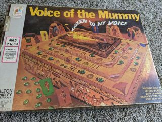 Vintage 1971 Milton Bradley Voice Of The Mummy Game Incomplete