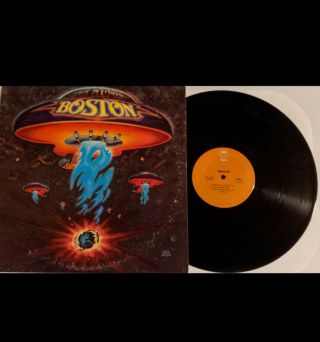 Vintage Vinyl Record Boston Self Titled Lp 1976