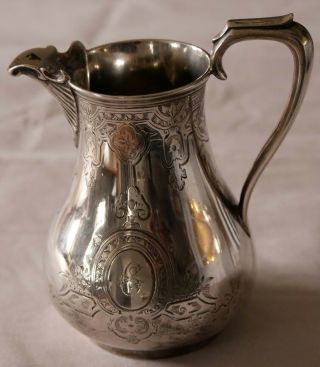 Stunning Victorian Silver Milk/cream Jug By George John Richards London 1854