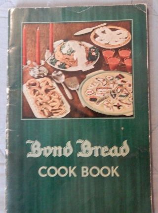 Vintage 1935 Bond Bread Cook Book Recipe Booklet