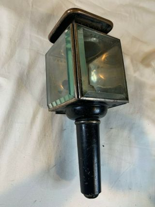 Antique Carly & Co Pa Candle Carriage Lamp Lantern Car Vintage Lights D758