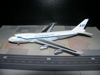 Aeroclassics Sas 747 Delivery Colors 1:400 Scale