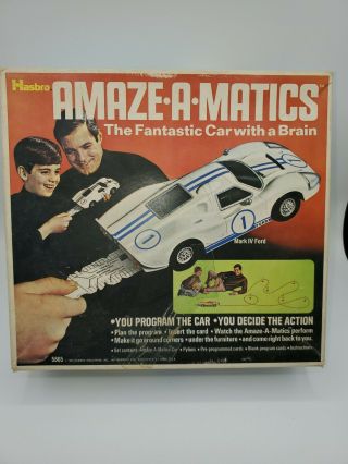 Vintage 1969 Hasbro Amaze - A - Matics Mark Iv Ford With A Brain Complete